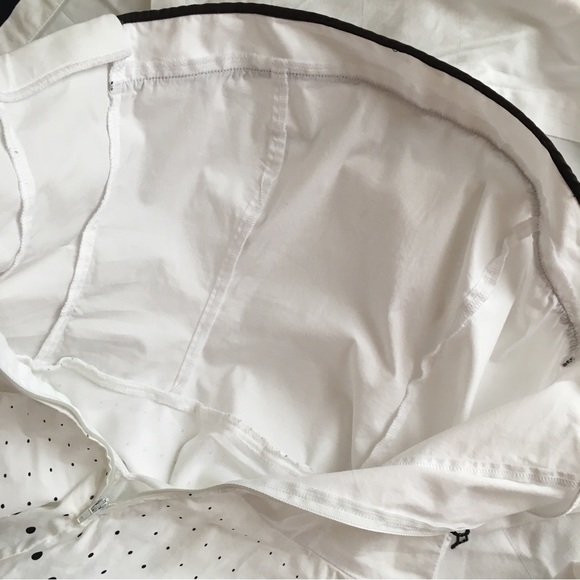 Ruby Rox Strapless Black and White Polka Dot Circle Skirt Dress with Belt - Picture 9 of 16